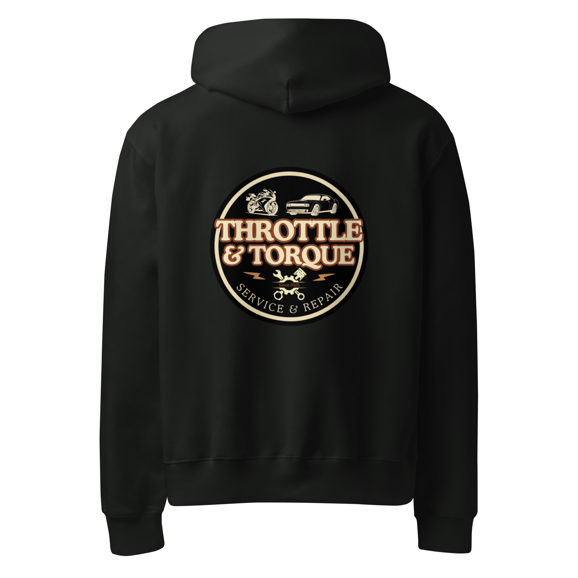 Throttle & Torque Oversized Hoodie - Image 2