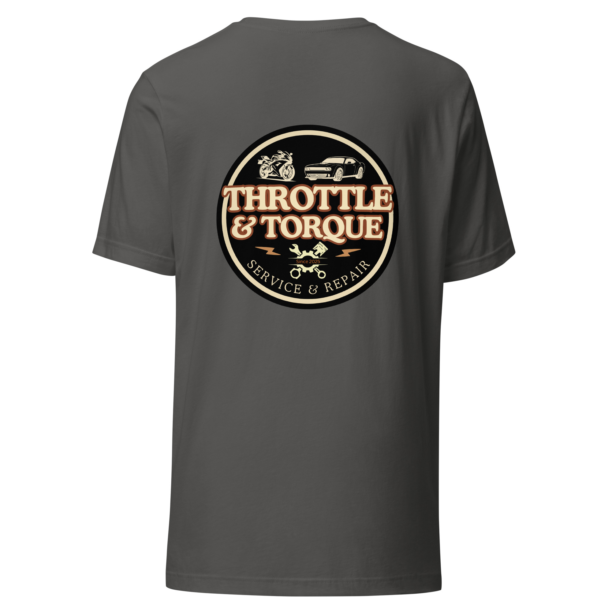 Throttle & Torque Classic Logo T-Shirt - Image 15