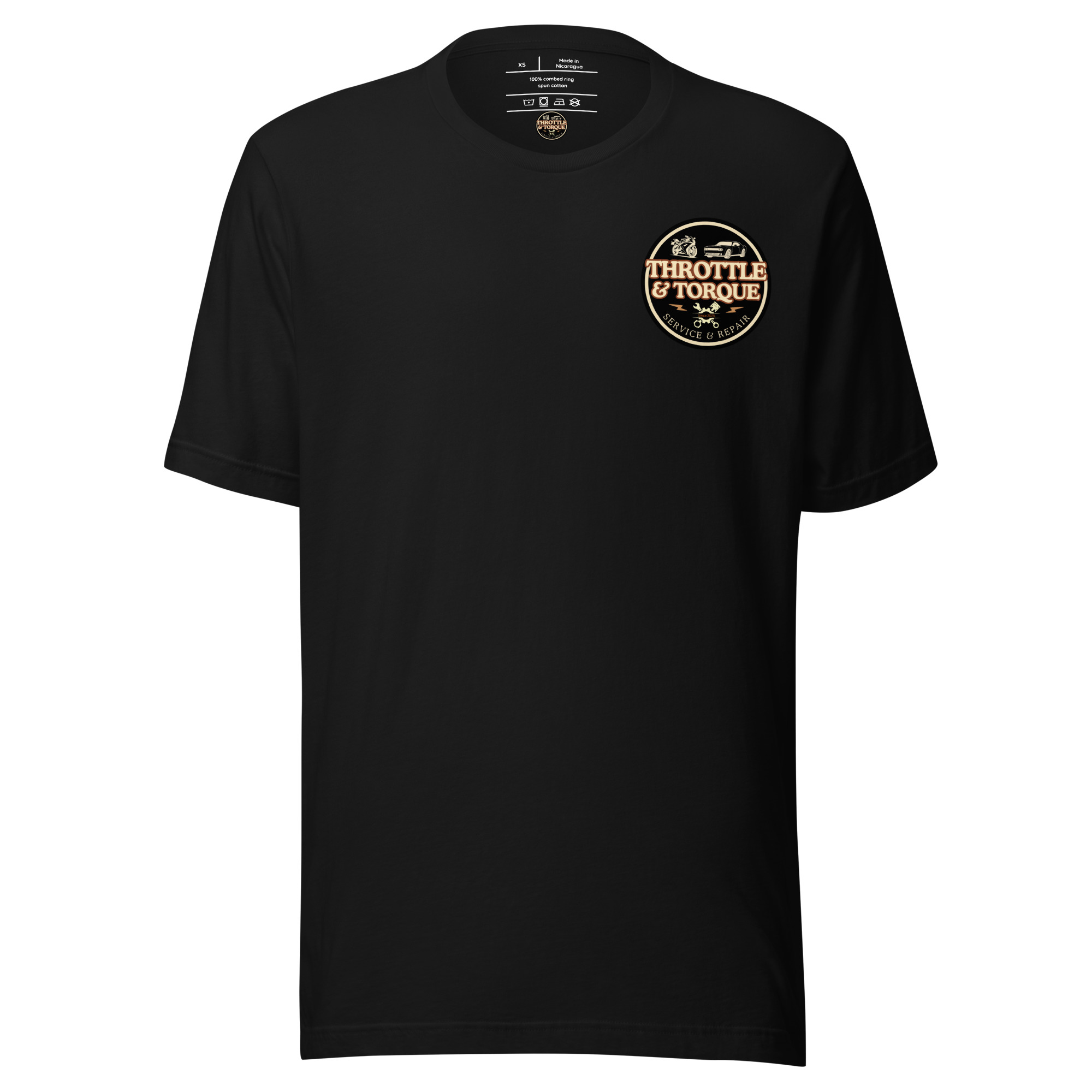 Throttle & Torque Classic Logo T-Shirt - Image 2