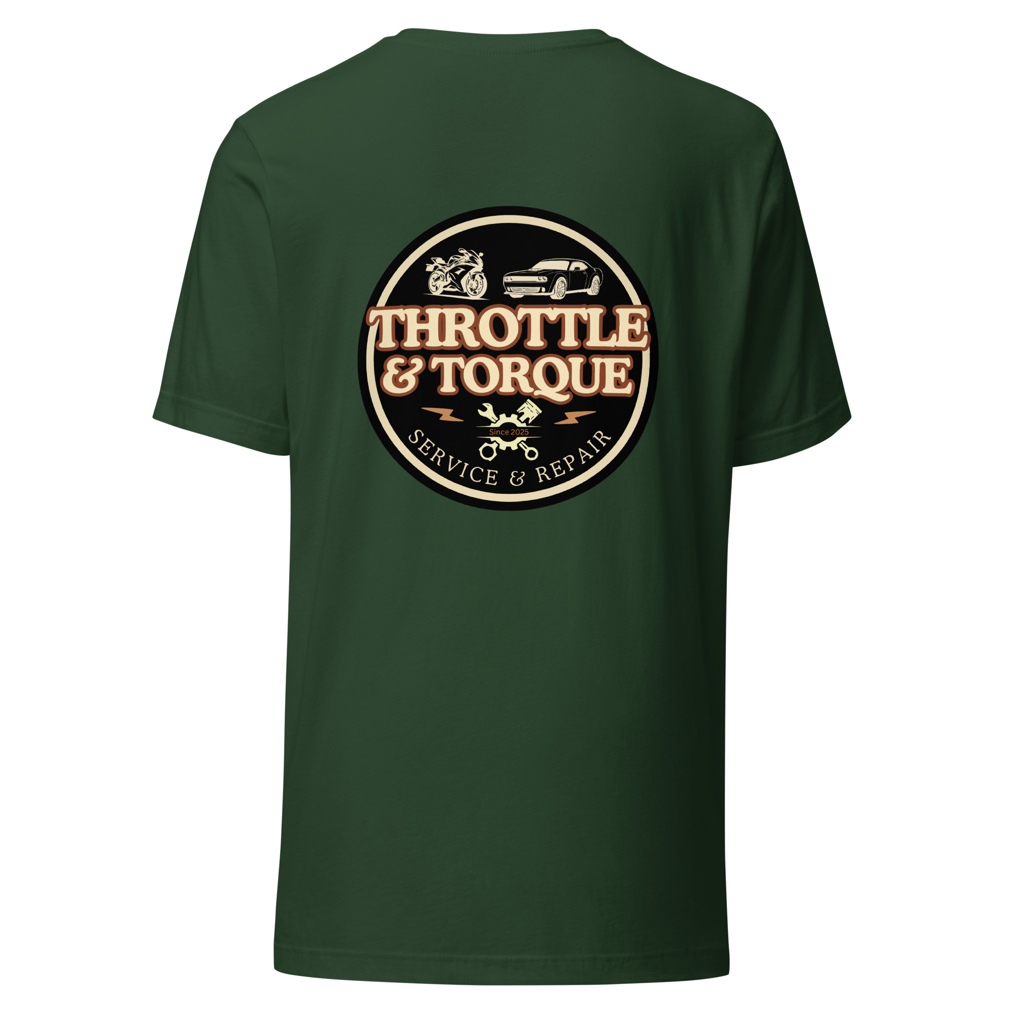 Throttle & Torque Classic Logo T-Shirt - Image 13