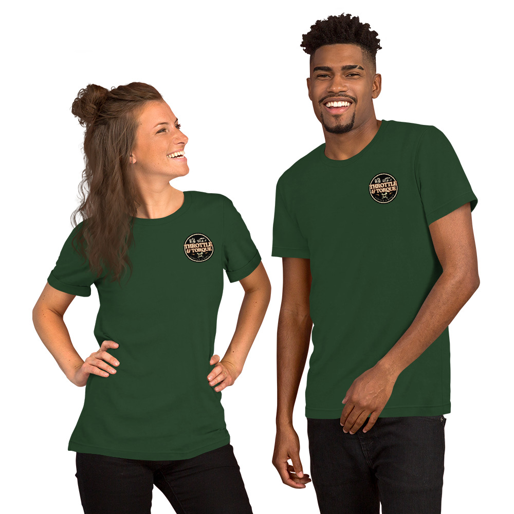 Throttle & Torque Classic Logo T-Shirt - Image 37