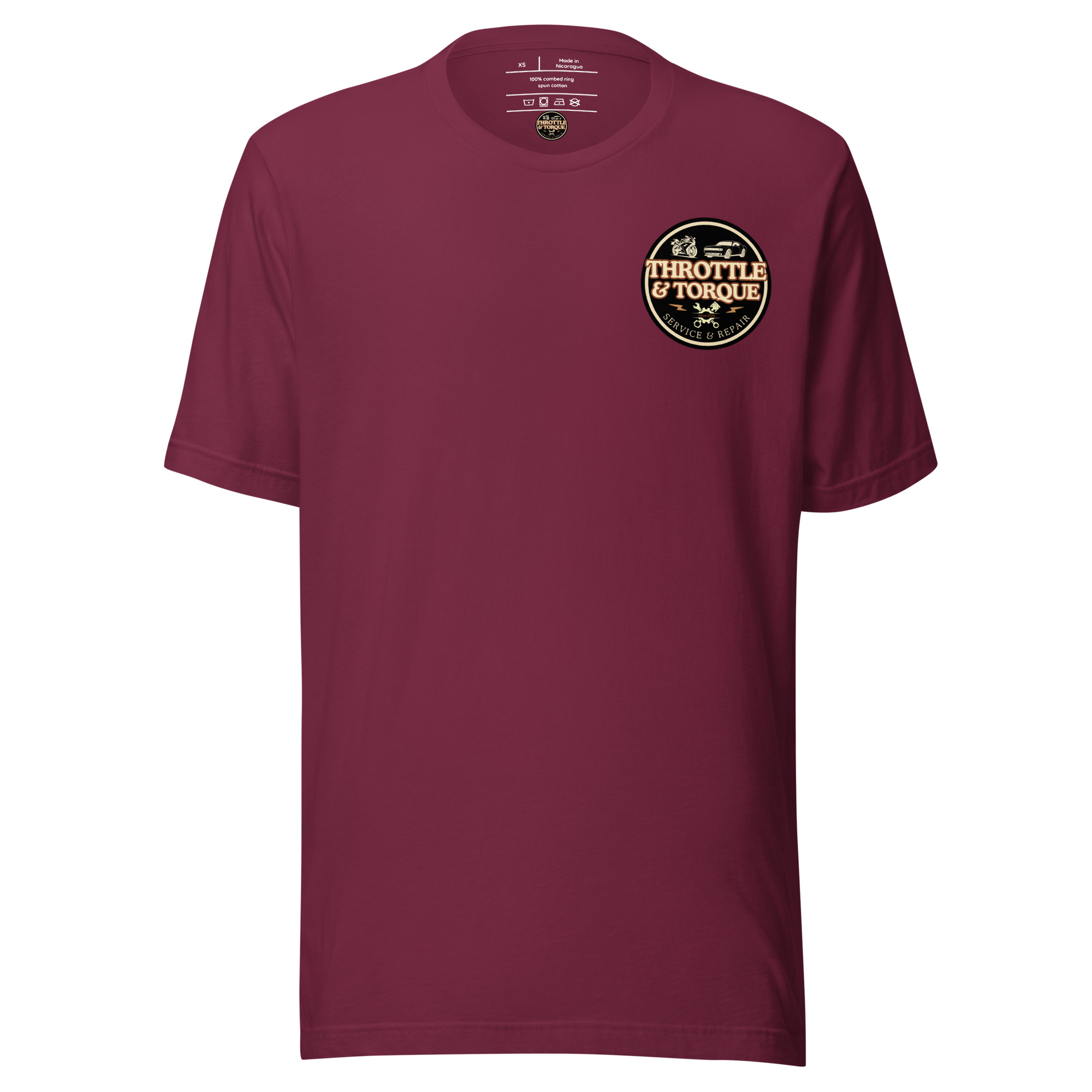Throttle & Torque Classic Logo T-Shirt - Image 4