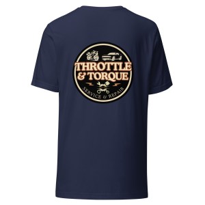 Throttle & Torque Classic Logo T-Shirt - Image 11