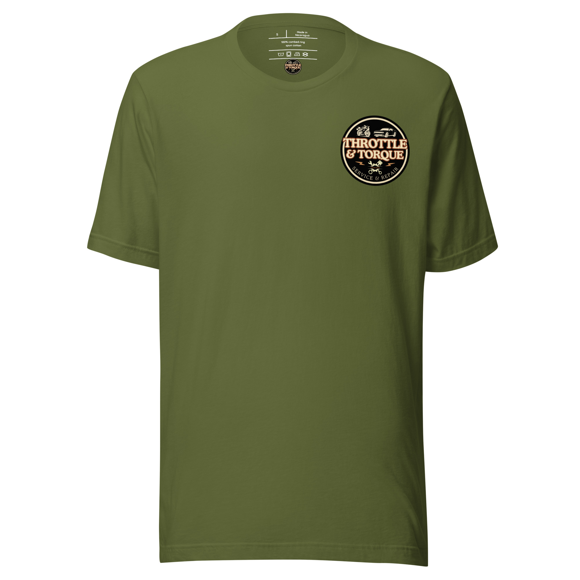 Throttle & Torque Classic Logo T-Shirt - Image 8